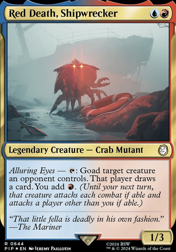 Red Death, Shipwrecker [#0644 Surge Foil] (PIP-R)