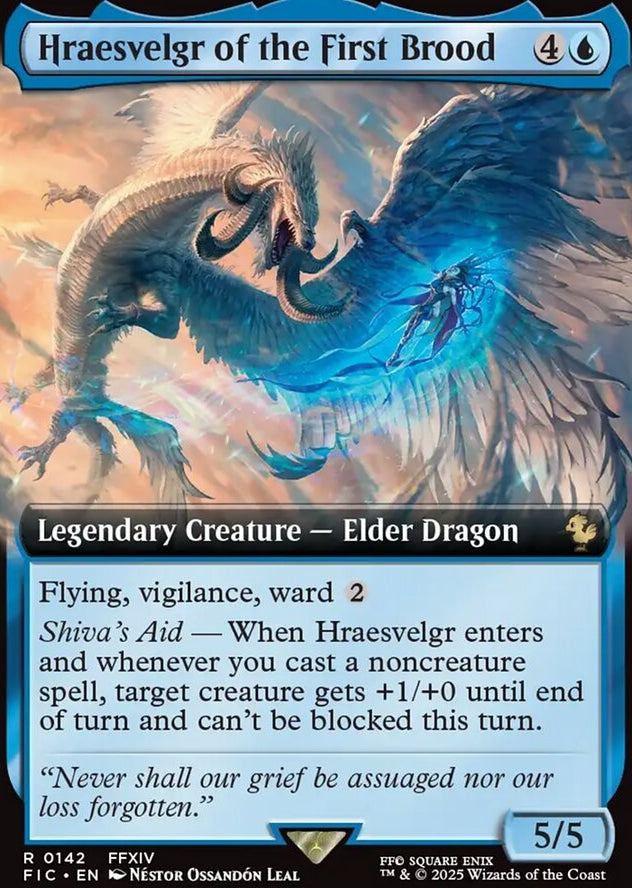 Hraesvelgr of the First Brood [ #0142 Extended Art ] (FIC-R)