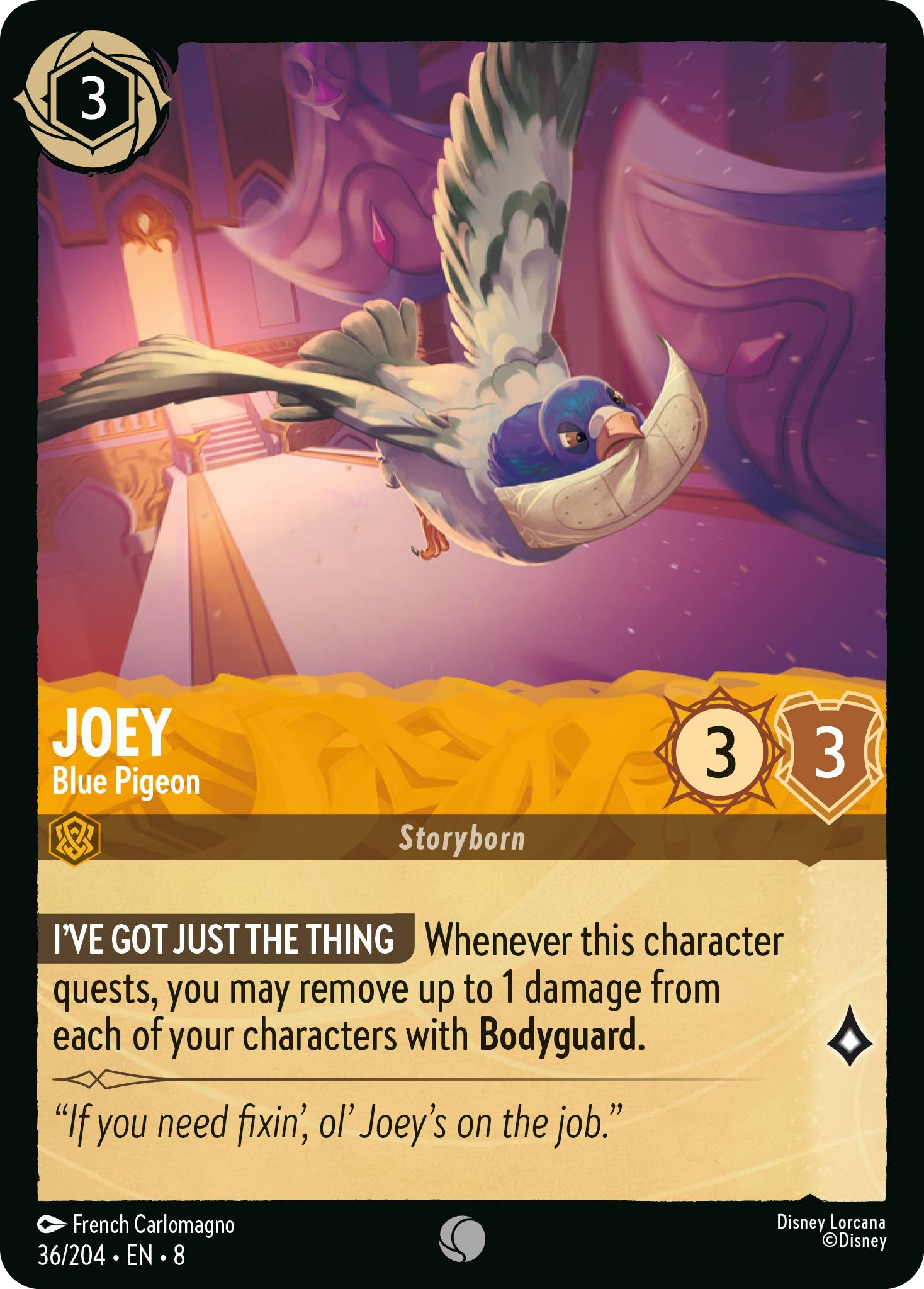 Joey - Blue Pigeon (Reign of Jafar - 036/204 ) Common
