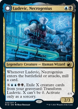 Ludevic, Necrogenius//Olag, Ludevic's Hubris (MID-R)