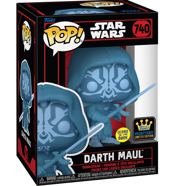 POP Figure: Star Wars #0740 - Darth Maul (Glow) (Specialty Series)