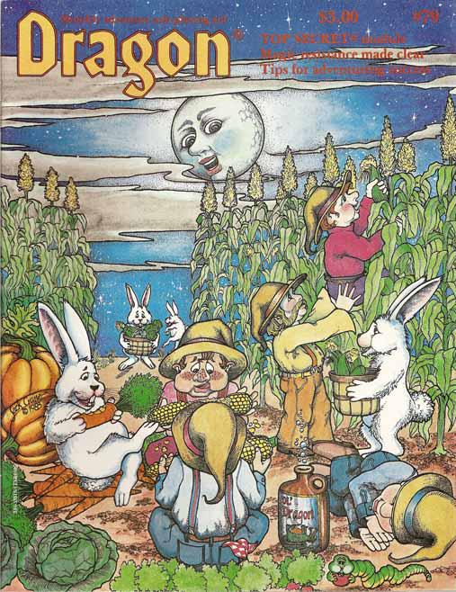 Dragon Magazine #79 (USED) "Wacko World" game. Top Secret module.