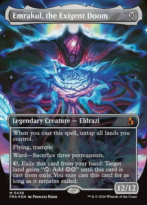 Emrakul, the Exigent Doom [ #0438 Borderless Secret Lair Bundle ] (FRA-M)