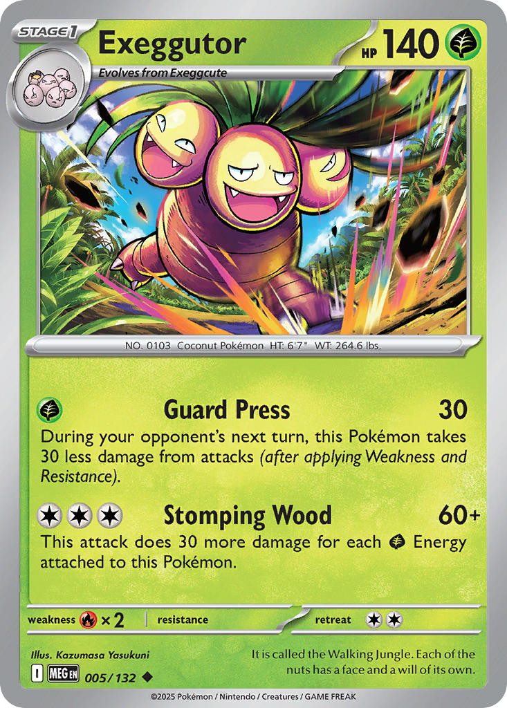 Exeggutor - 005/132 (MEG) Uncommon