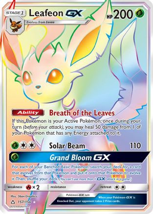 Leafeon GX (157/156) Secret Rare