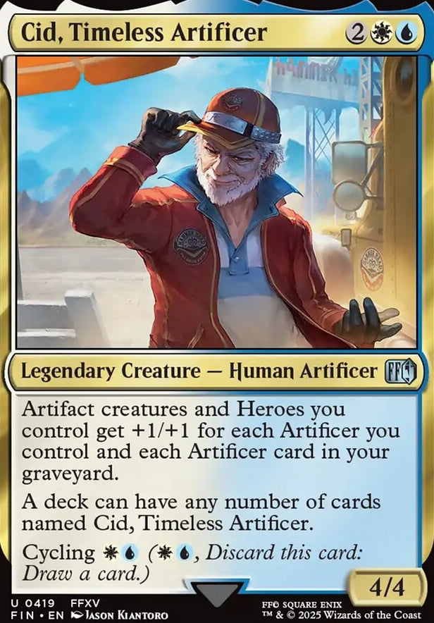 Cid, Timeless Artificer [ #0419 Alternate Art Cids ] (FIN-U)