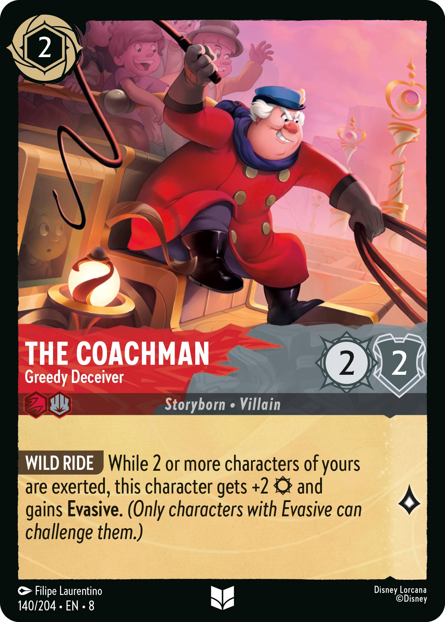 The Coachman - Greedy Deceiver (Reign of Jafar - 140/204 ) Uncommon