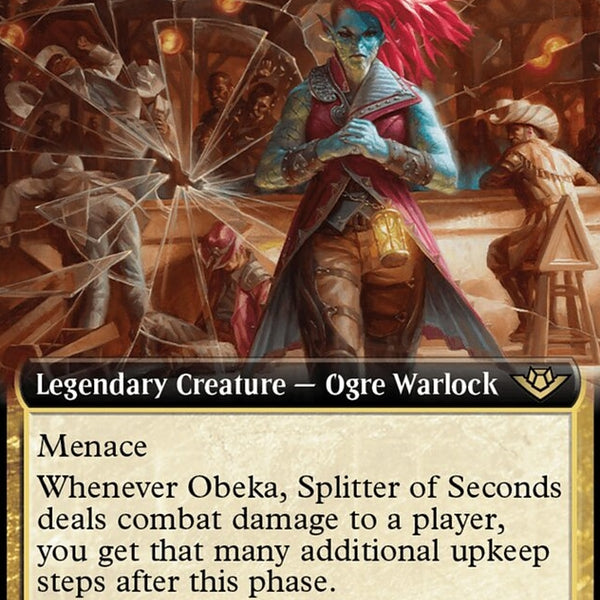 Obeka, Splitter of Seconds [#0358 Extended Art] (OTJ-R-FOIL)