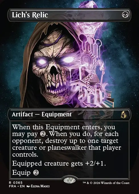 Lich's Relic [ #0365 Borderless Braintwister Series ] (FRA-R)