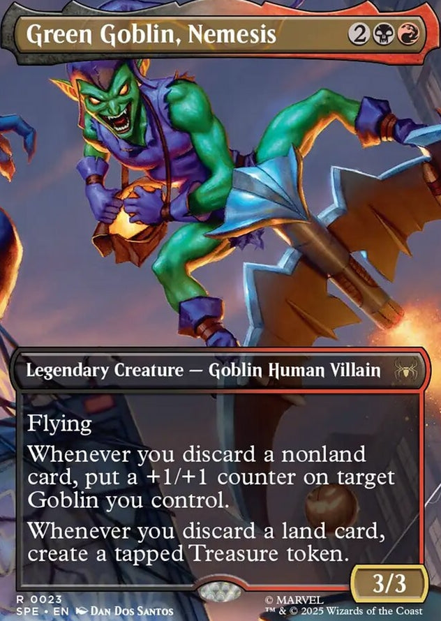 Green Goblin, Nemesis [ #0023 Borderless ] (SPE-R)