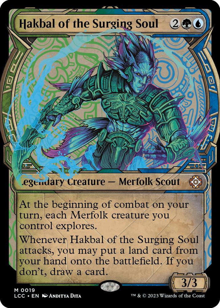 Hakbal of the Surging Soul [#0019 Showcase] (LCC-M-FOIL)