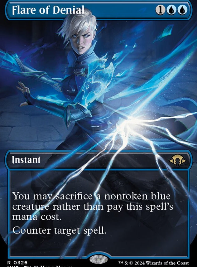 Flare of Denial [#0326 Borderless] (MH3-R-FOIL)