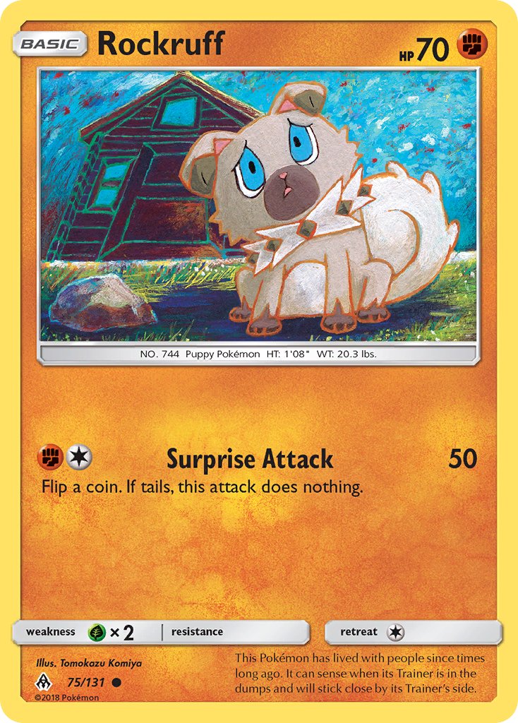 Rockruff - 075/131 (FLI) Common - Near Mint