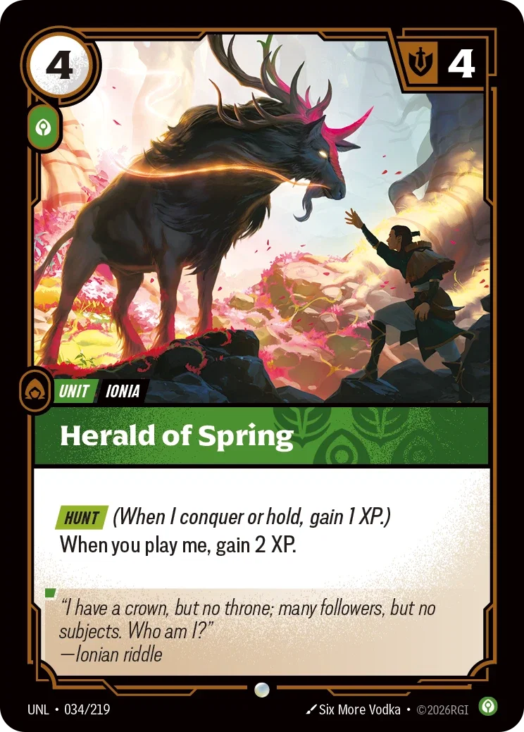 Herald of Spring - 034/219 (UNL)  Common