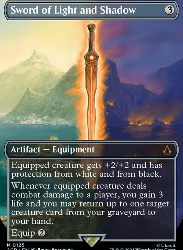 Sword of Light and Shadow [#0125 Borderless] (ACR-M-FOIL)