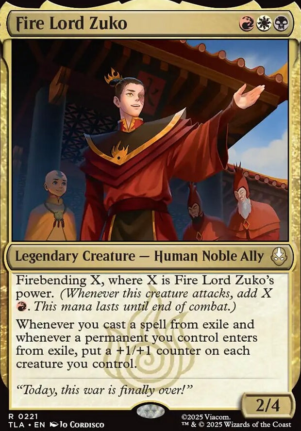 Fire Lord Zuko [ #0221 ] (TLA-R)