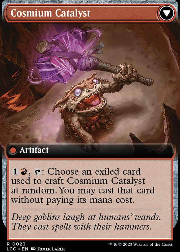 Ore-Rich Stalactite // Cosmium Catalyst [#0023 Extended Art] (LCC-R)