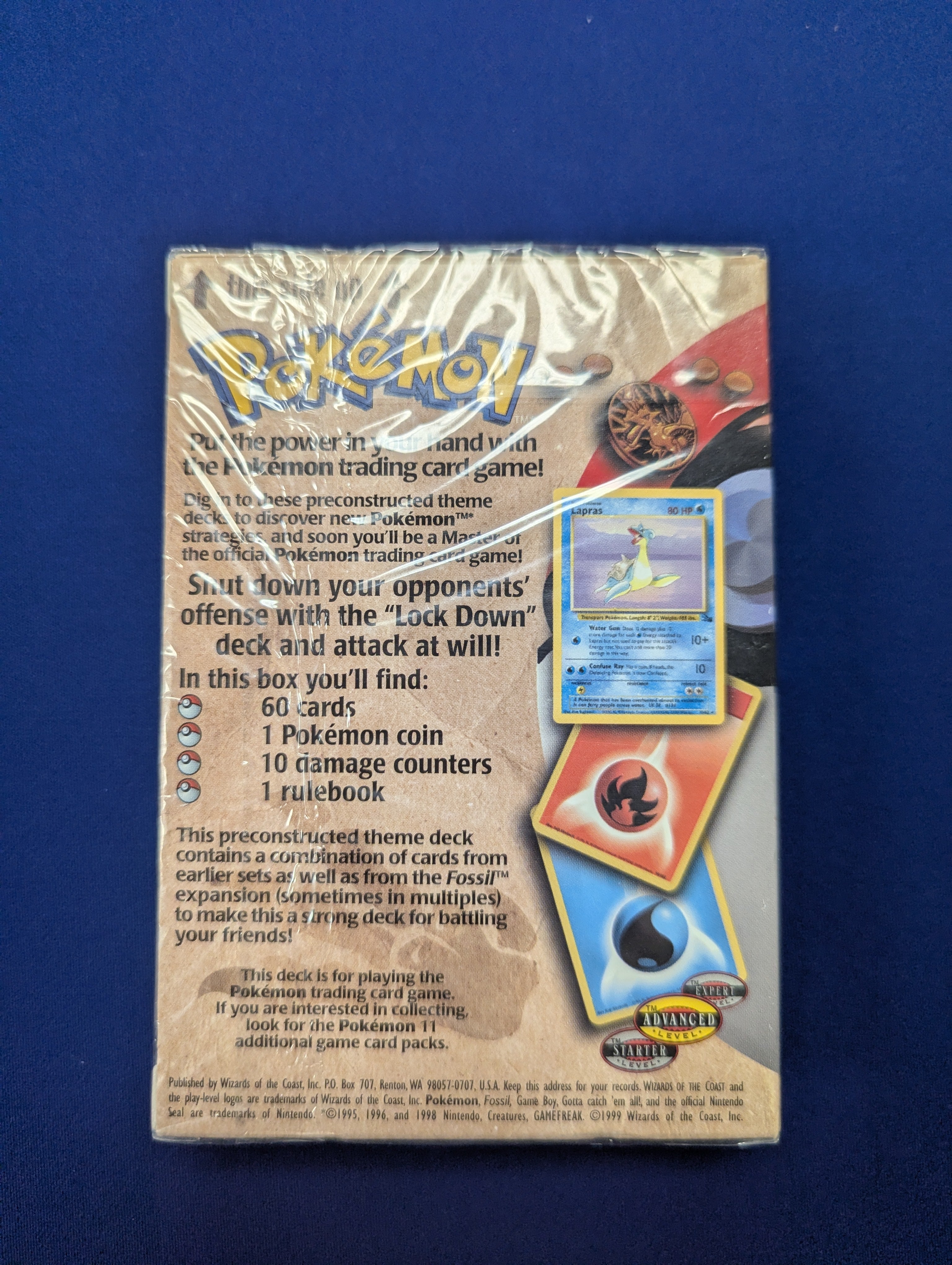 Pokemon TCG: Lockdown (Fossil) Theme Deck (Sealed)