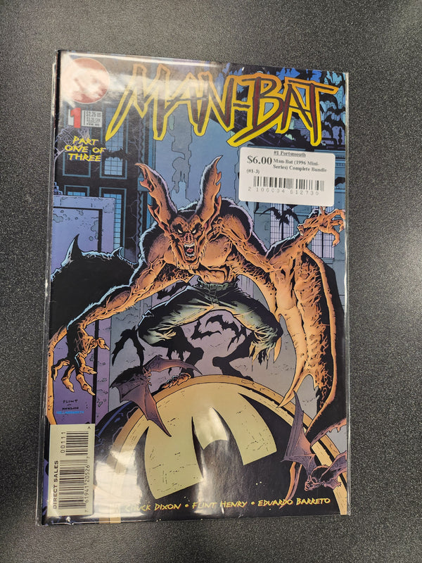 Man-Bat (1996 Mini-Series) Complete Bundle (#1-3)