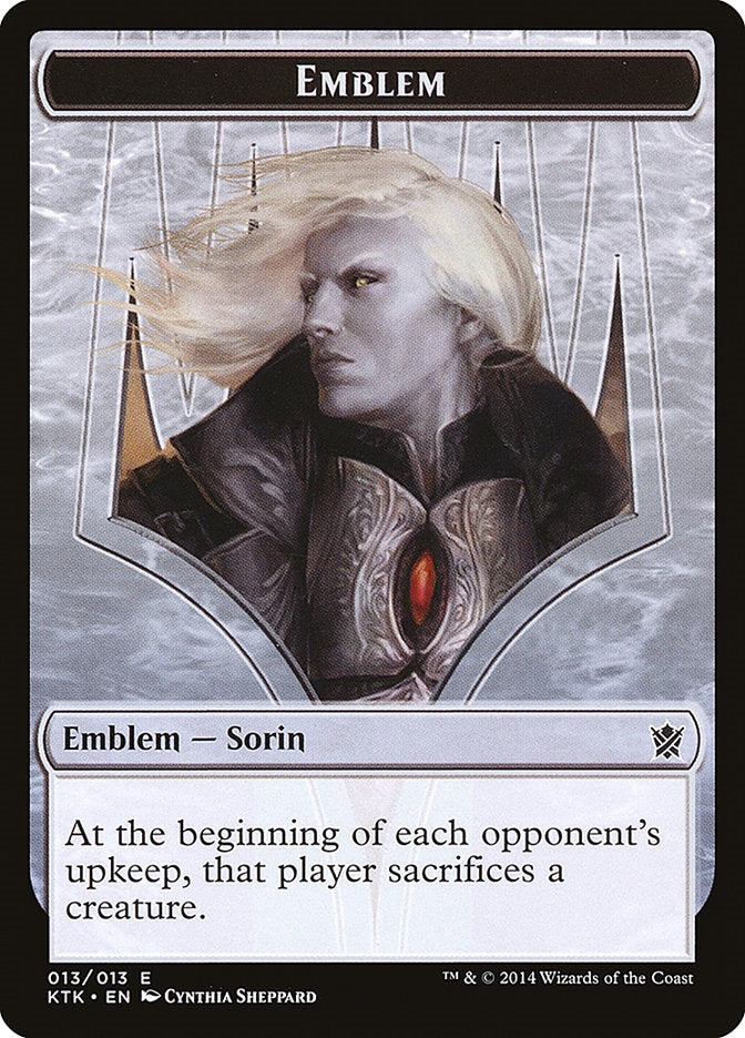 Sorin, Solemn Visitor Emblem  [013/013] (KTK-T)