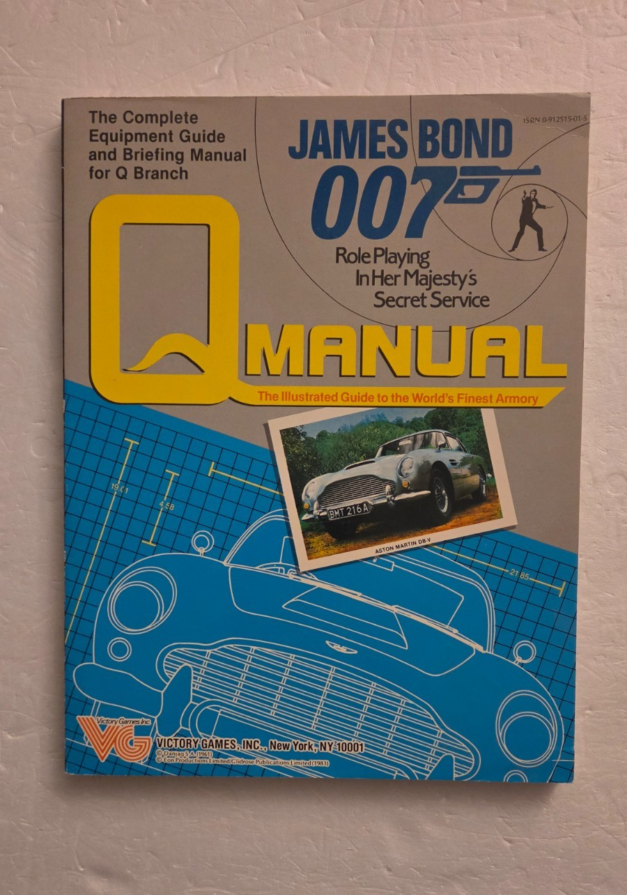 Victory Games: James Bond 007 Roleplaying Game - Q Manual (USED)