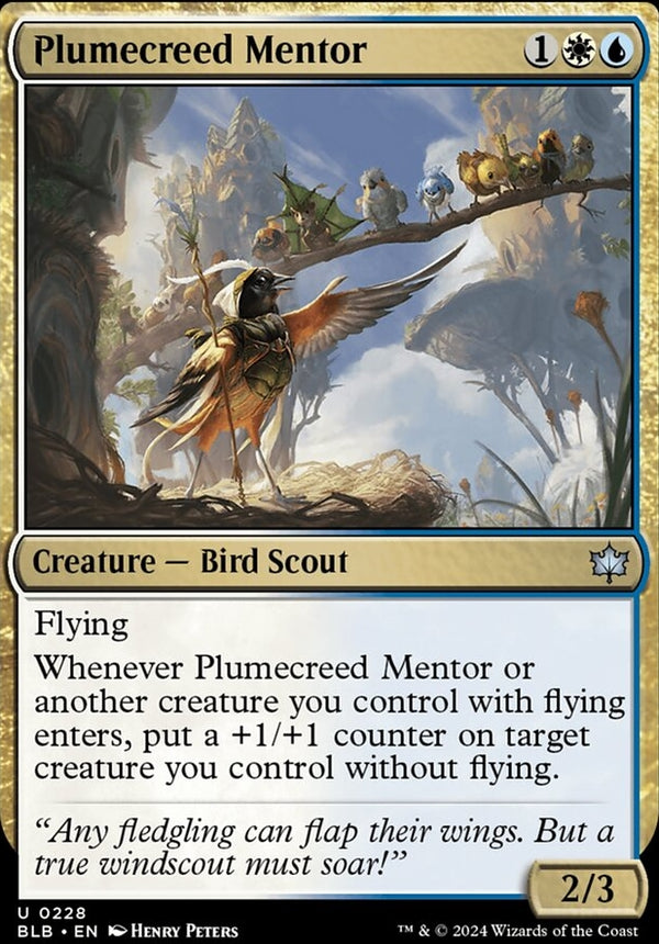 Plumecreed Mentor [#0228] (BLB-U-FOIL)