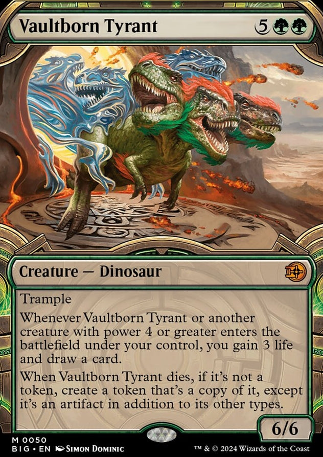 Vaultborn Tyrant [#0050 Vault Frame] (BIG-M-FOIL)