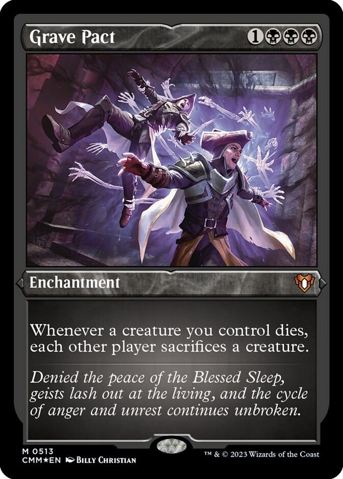 Grave Pact [#0513 Etched Foil] (CMM-M)
