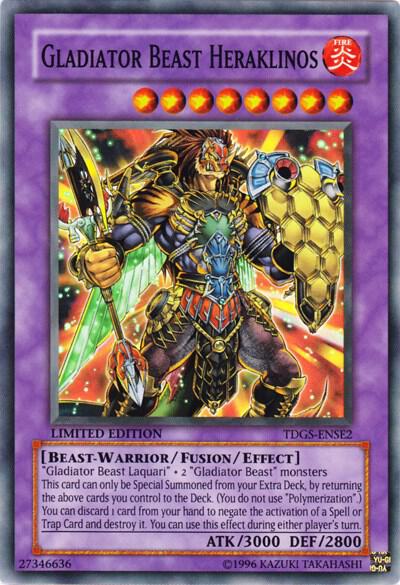 Gladiator Beast Heraklinos (TDGS-ENSE2) Super Rare