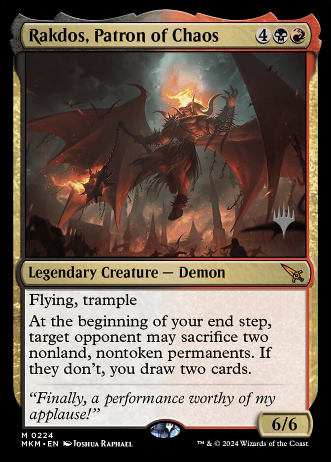 Rakdos, Patron of Chaos [#0224] (MKM-M-PP)