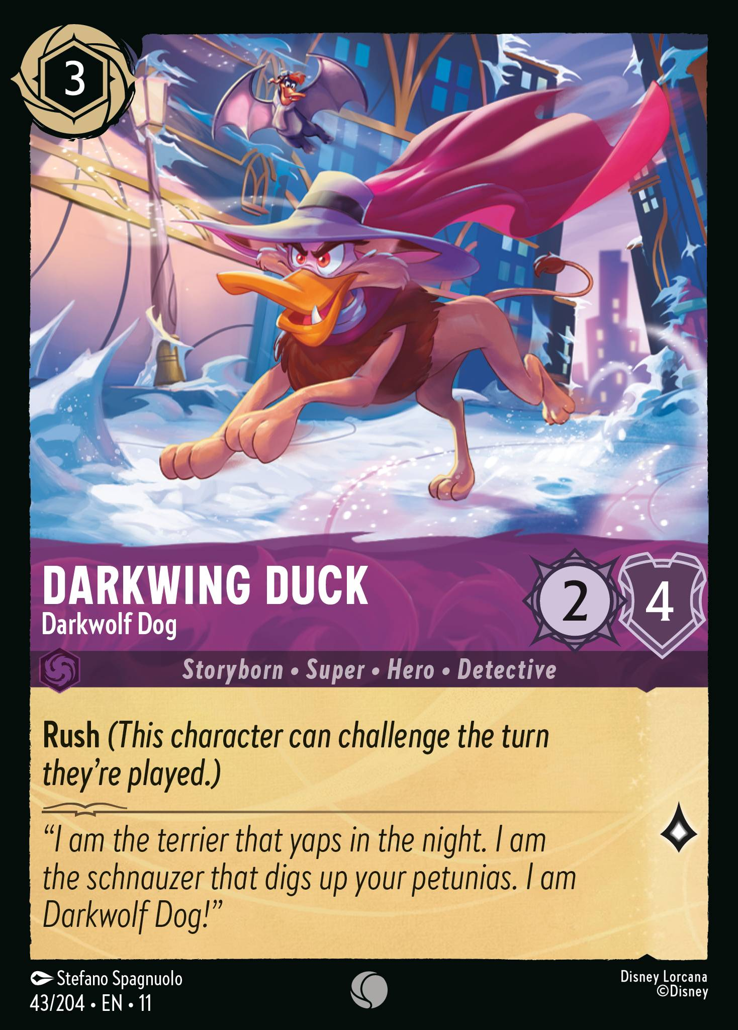 Darkwing Duck - Darkwolf Dog (043/204 - Winterspell)  Common