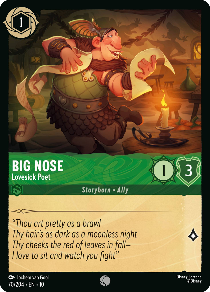 Big Nose - Lovesick Poet (070/204 - Whispers in the Well) Common