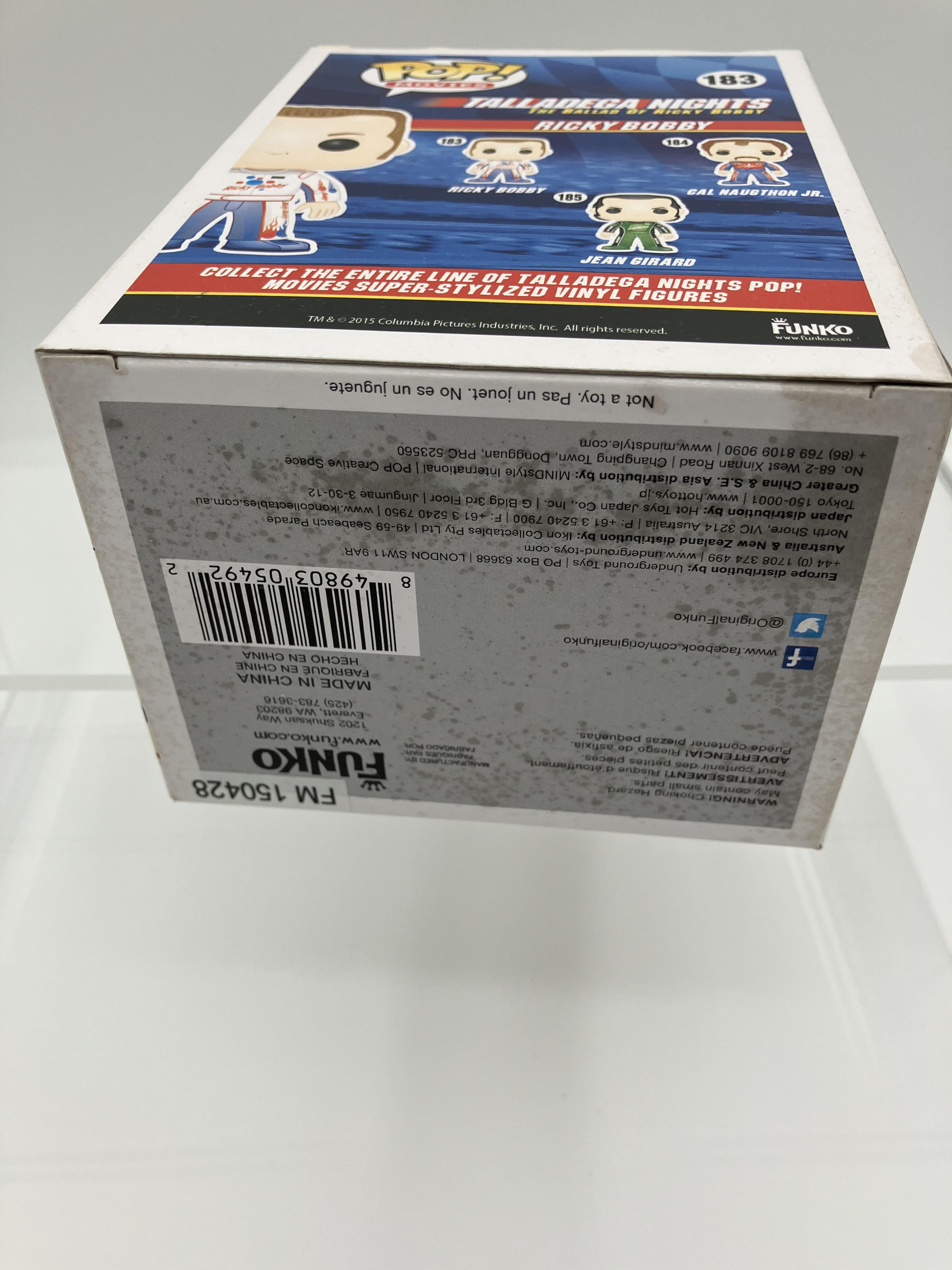 POP Figure: Talladega Nights #0183 - Ricky Bobby (BOX DAMAGE)