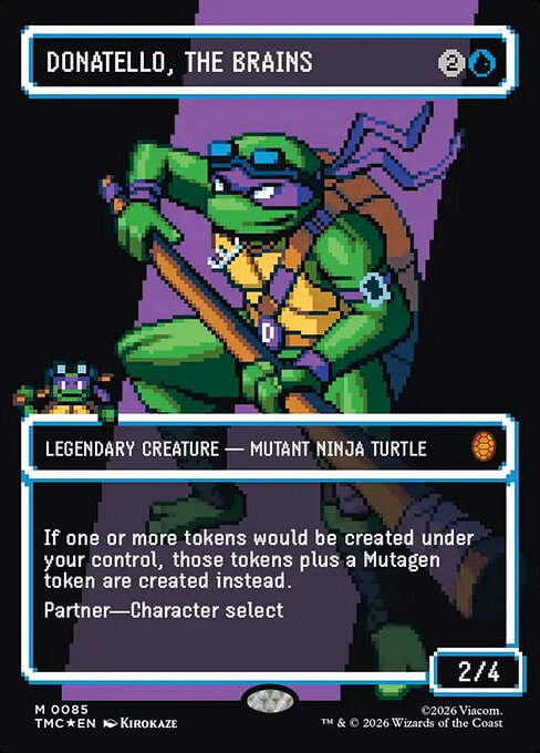 Donatello, the Brains [ #0085 Borderless Surge Foil ] (TMC-M)