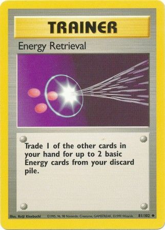 Energy Retrieval - 081/102 (BS) Uncommon - Near Mint