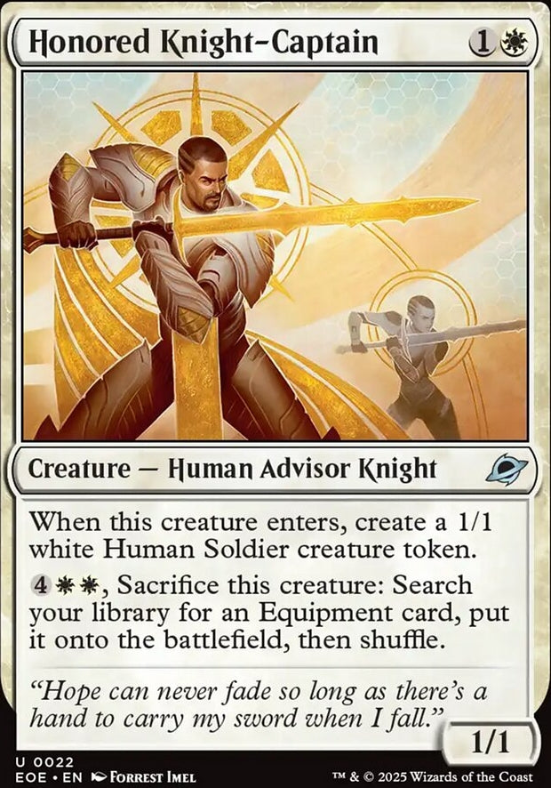 Honored Knight-Captain [ #0022 ] (EOE-U)