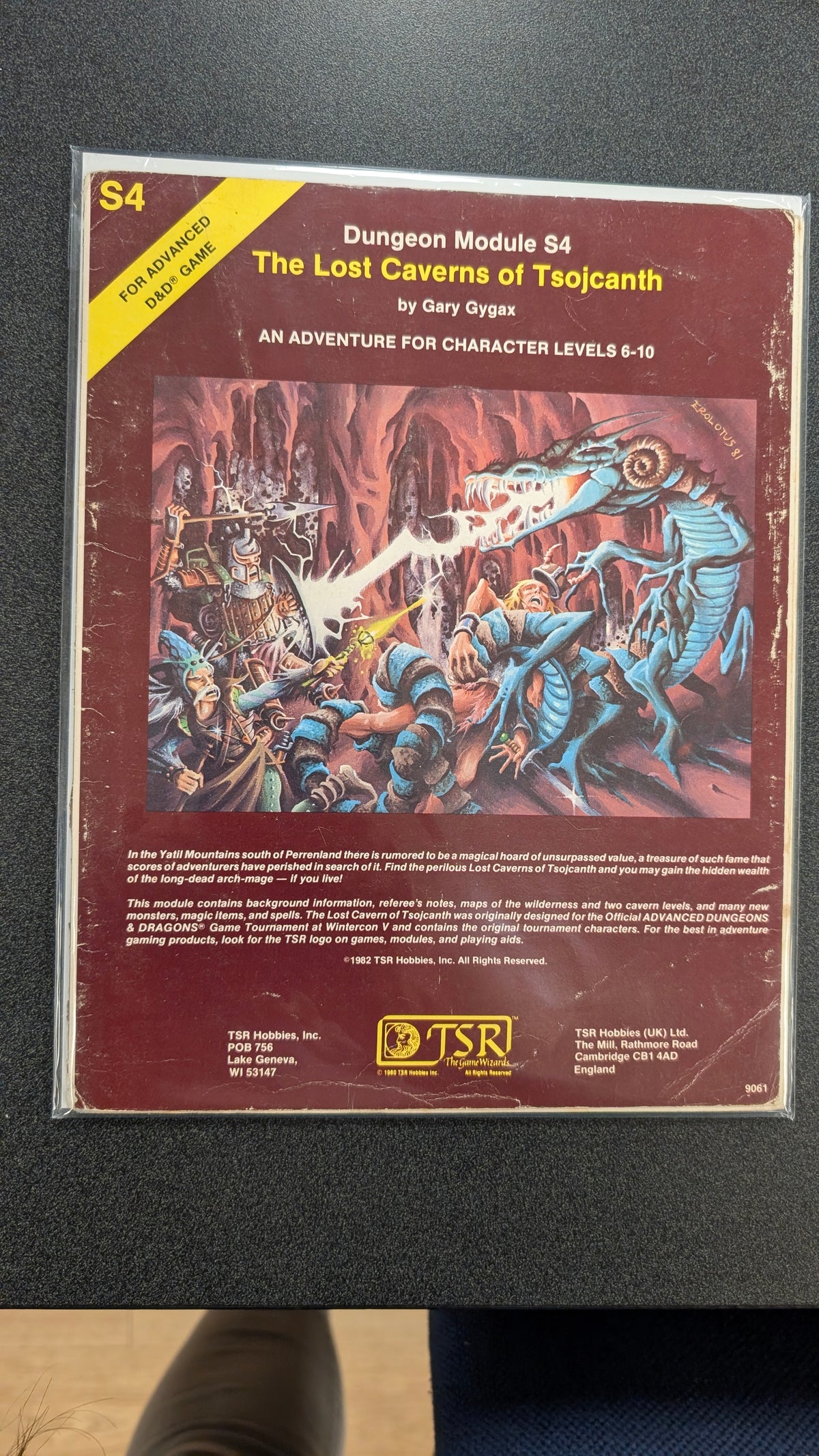 AD&D Dungeon Module S4: The Lost Caverns of Tsojcanth (9061) 2nd Printing (USED)