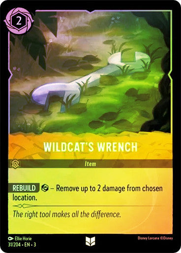 Wildcat's Wrench (Into the Inklands 031/204) Uncommon - Near Mint Cold Foil