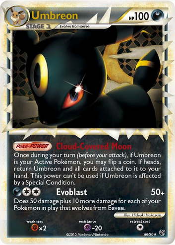 Umbreon (Prime) - 86/90 (PR) Holo Rare - Moderate Play Holofoil