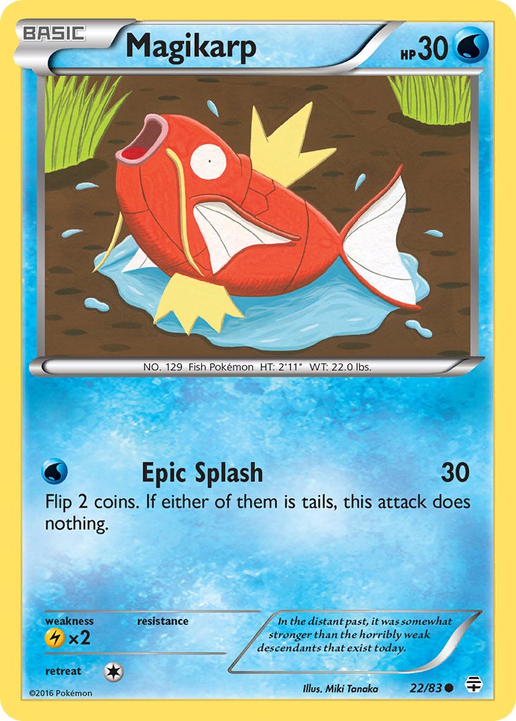 Magikarp - 022/083 (GEN) Common - Near Mint