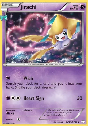 Jirachi - RC13/RC32 (GEN:RC) Uncommon - Moderate Play Holofoil