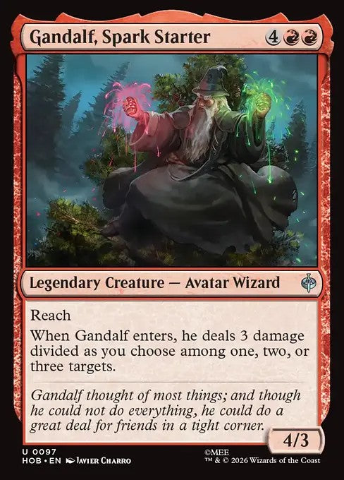 Gandalf, Spark Starter [ #0097 ] (HOB-U)