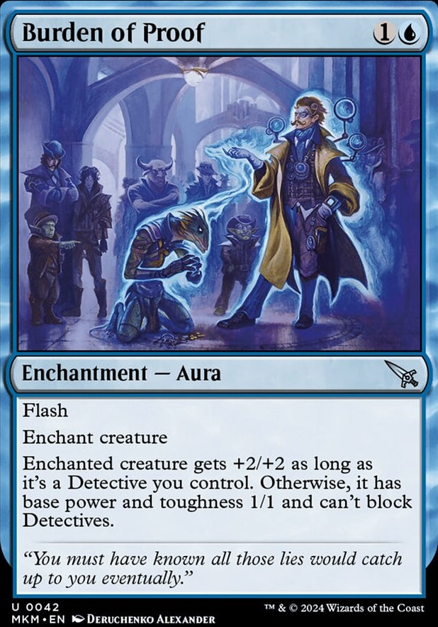 Burden of Proof [#0042] (MKM-U-FOIL)