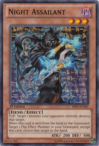 Night Assailant (BP01-EN187) Common - Near Mint 1st Edition