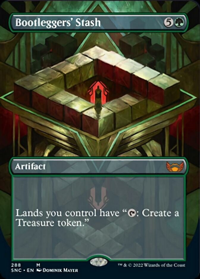 Bootleggers' Stash [ #288 Alternate-Art Borderless ] (SNC-M)