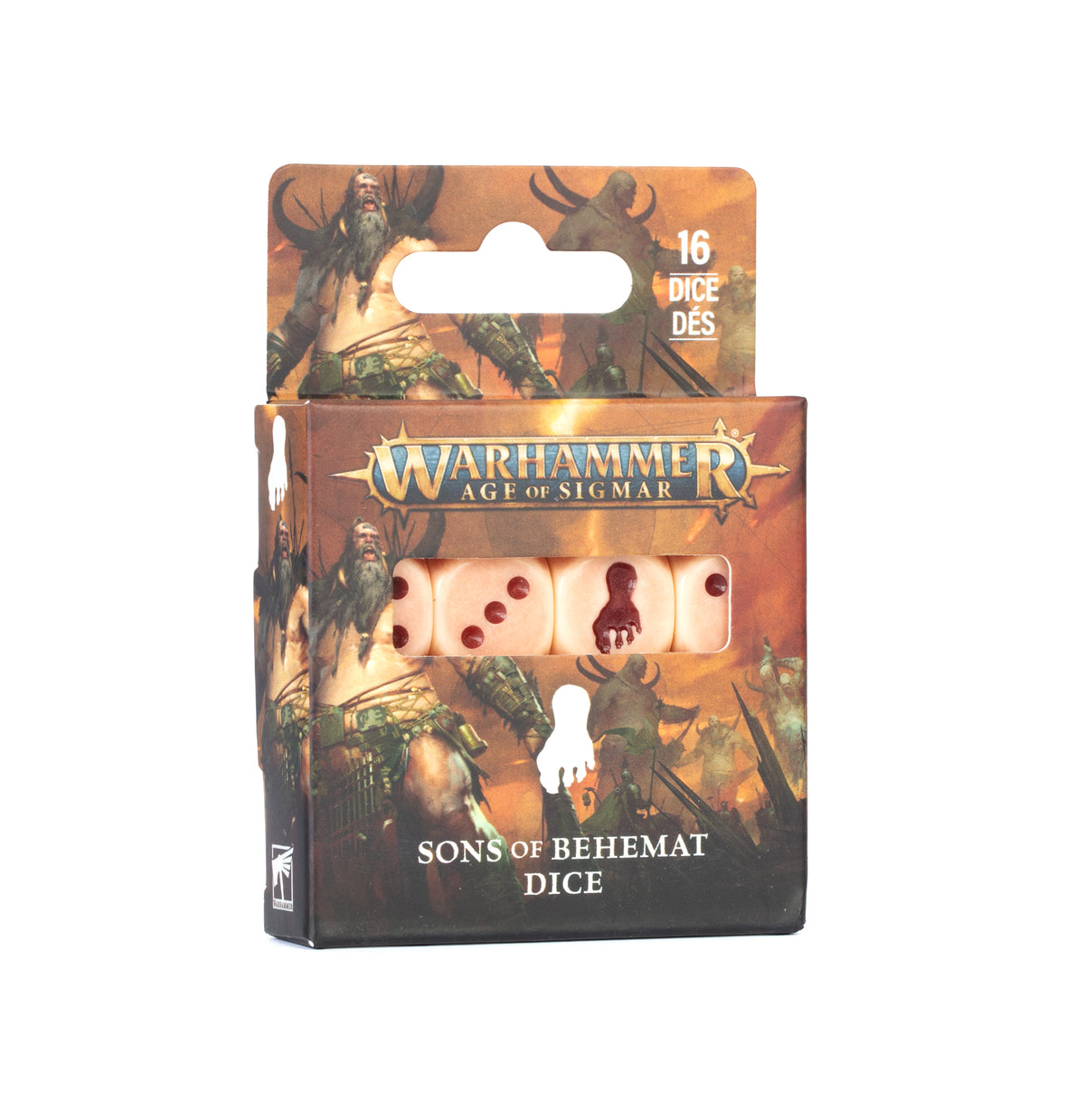 Warhammer Colour: Dice Set - Age of Sigmar: Destruction - Sons of Behemat (4th) (16)