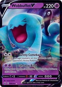 Wobbuffet V - 086/202 (SWSH01) Ultra Rare - Near Mint Holofoil
