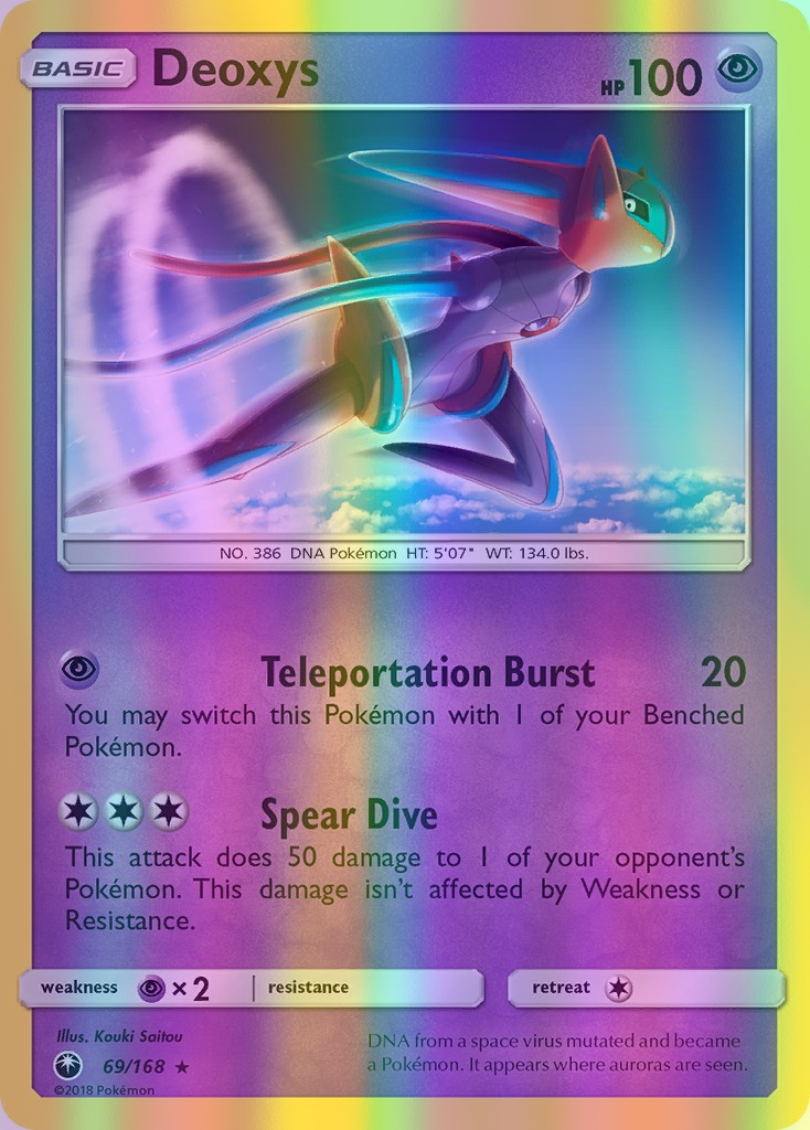 Deoxys - 069/168 (CES) Rare - Near Mint Reverse Holofoil