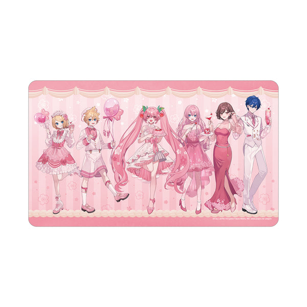 Sakura Miku Newly Drawn Gather Cherry Blossom Party ver. Art by Shugao Multi Desk Mat