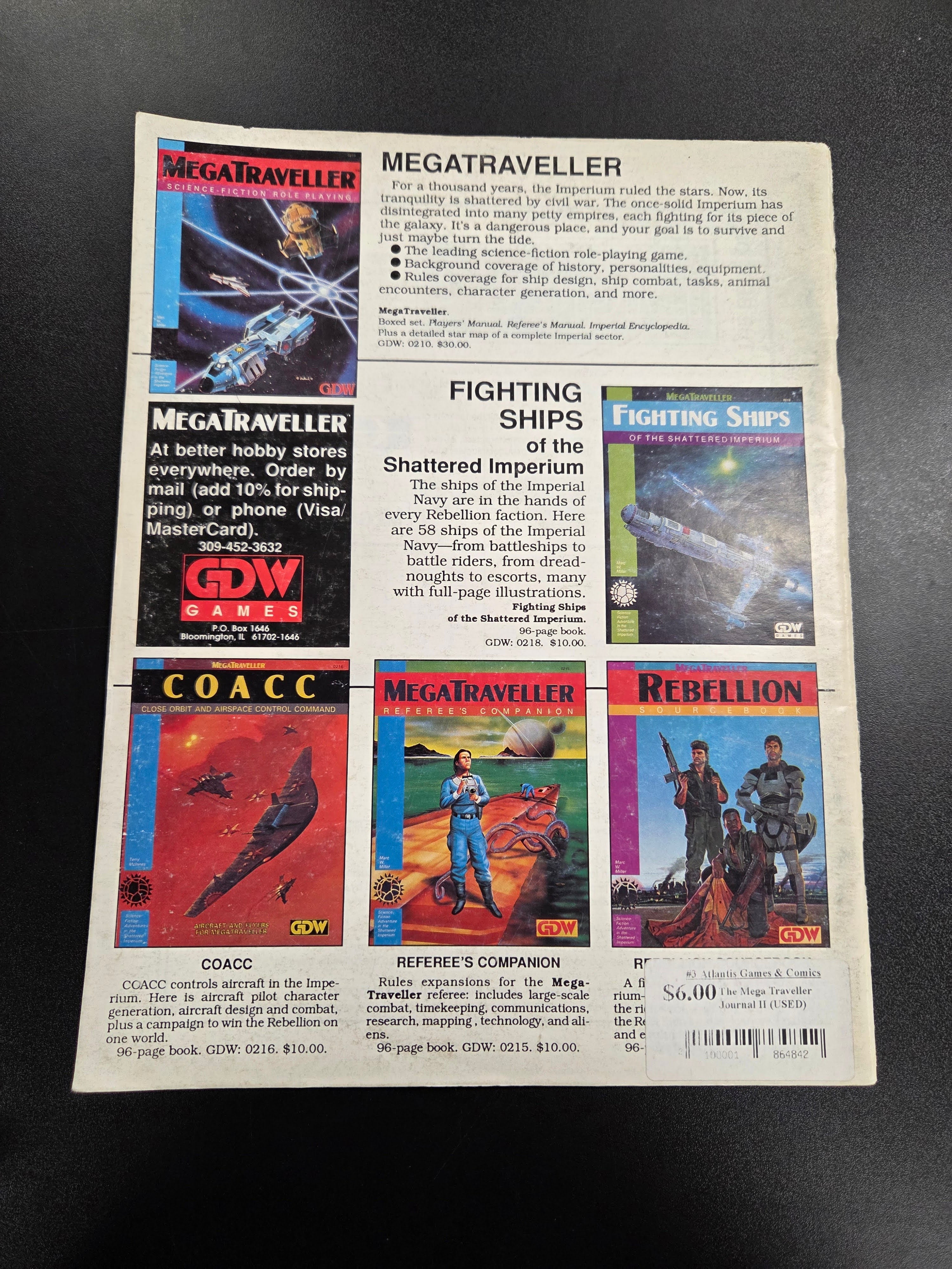 The Mega Traveller Journal II (USED)